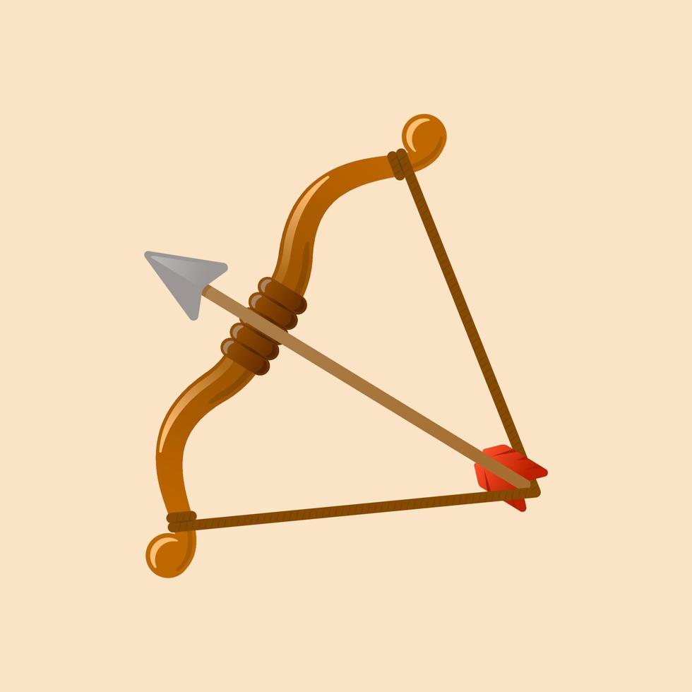 seamless bow and arrow illustration vector