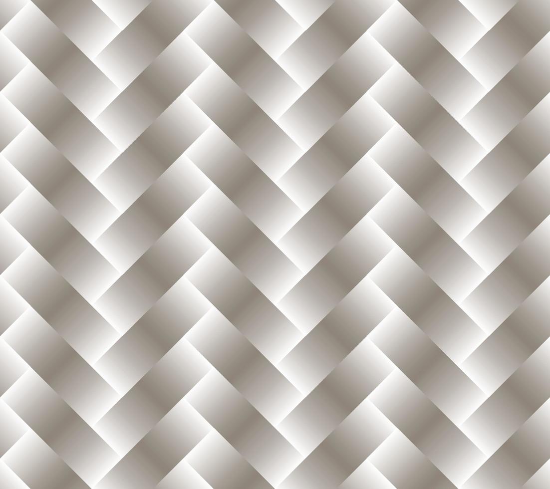 Chevron seamless pattern. Beige luminous, shining effect tiles. Grey and white abstract geometric background, wallpaper. Vector illustration.