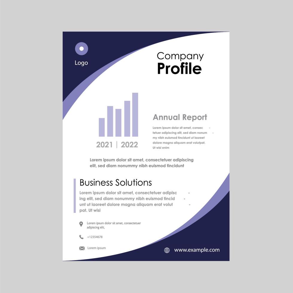 Company Profile Brochure vector
