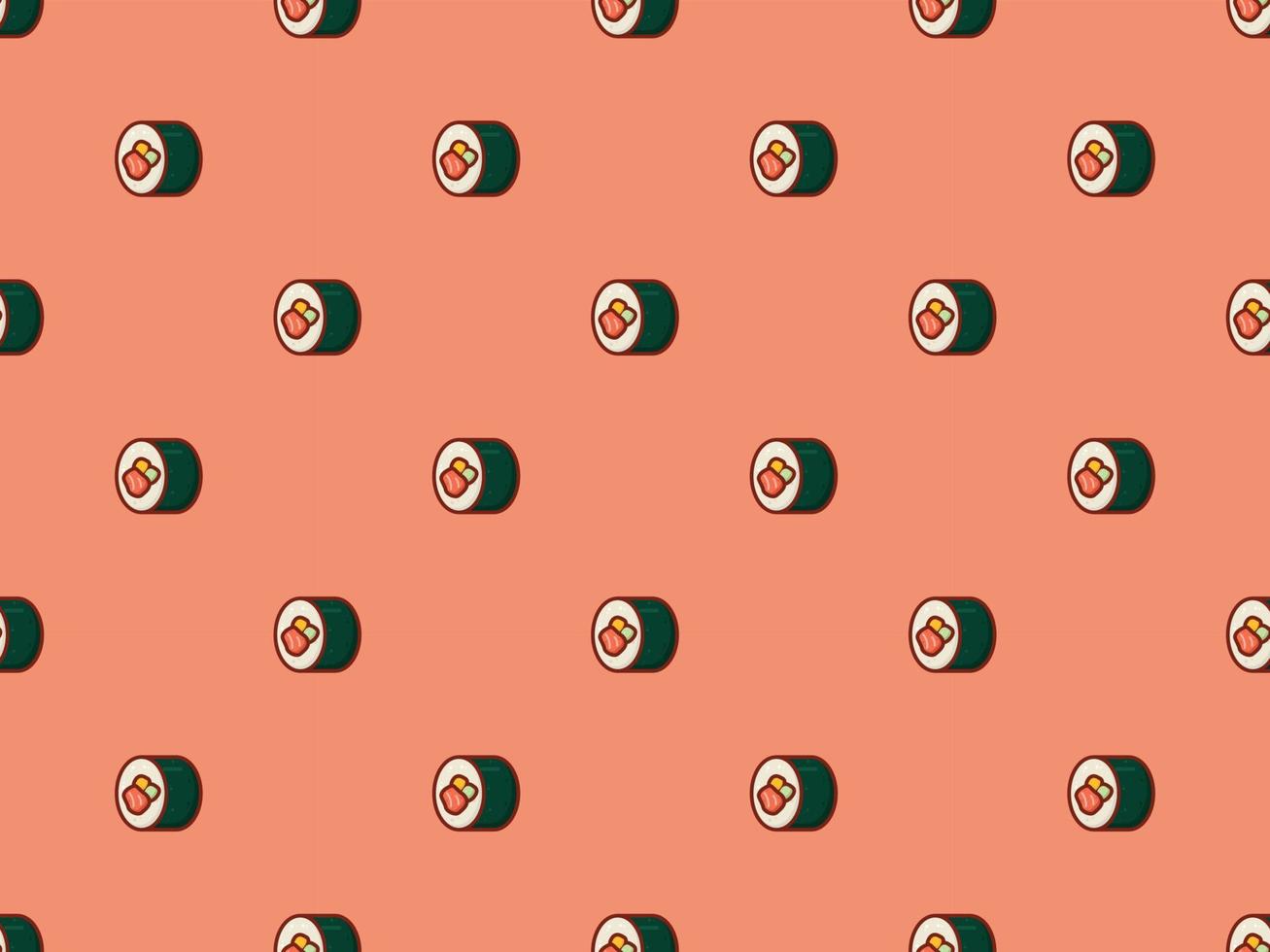 chinese new year asian food latin american pattern background seamless