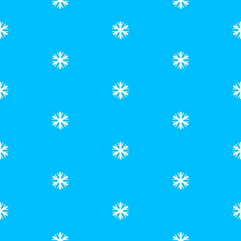 patrón transparente simple con copos de nieve. ilustración vectorial vector