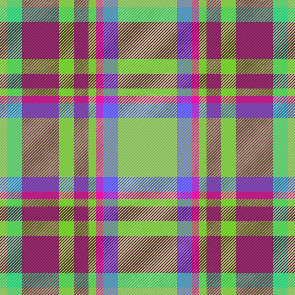 Vector plaid pattern. Textile fabric texture. Tartan background seamless check.