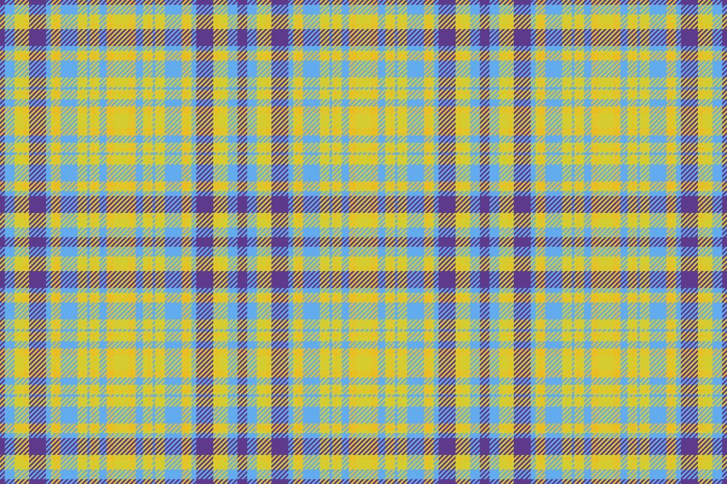Pattern textile texture. Check plaid fabric. Tartan background vector seamless.