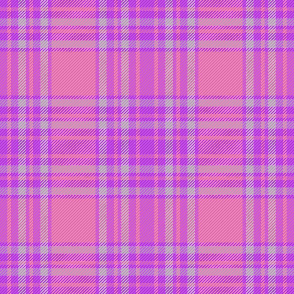 Texture check background. Seamless vector tartan. Fabric plaid textile pattern.