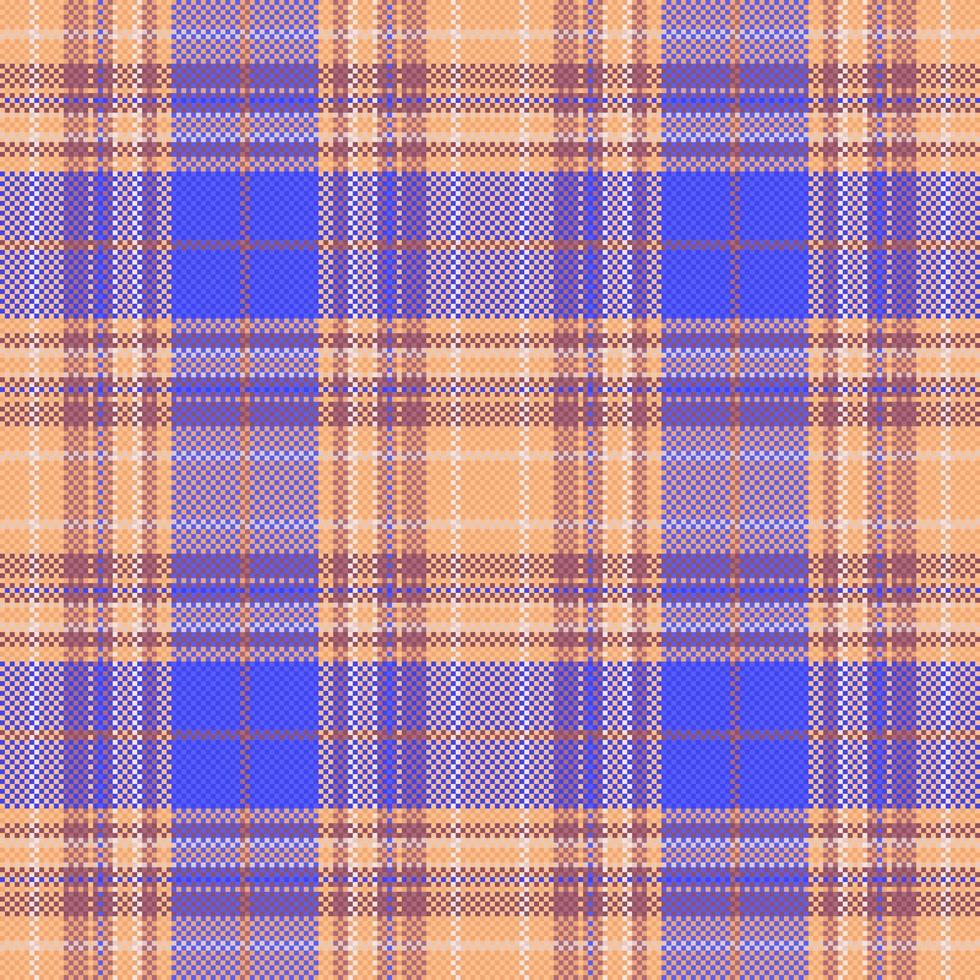 Fabric background vector. Check pattern plaid. Texture textile seamless tartan. vector