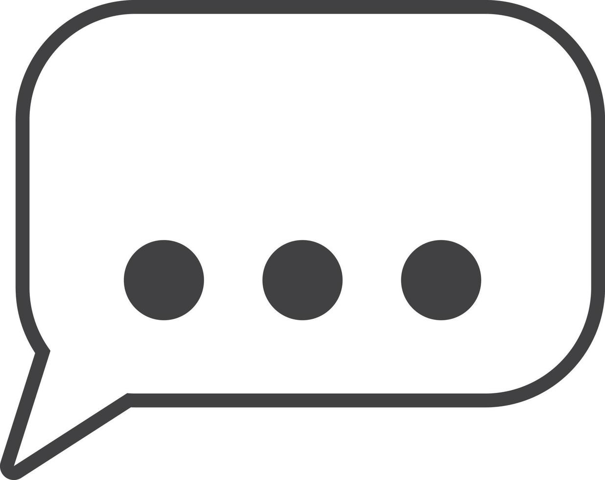 Message boxes and chats illustration in minimal style vector