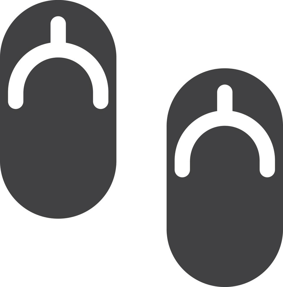 sandals from above illustration in minimal style vector