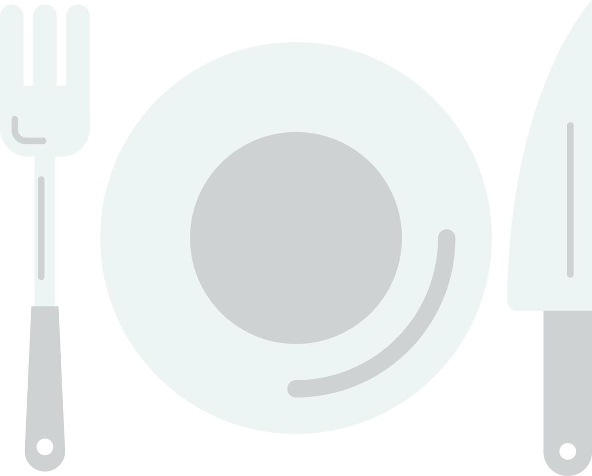 fork with knife and plate illustration in minimal style vector