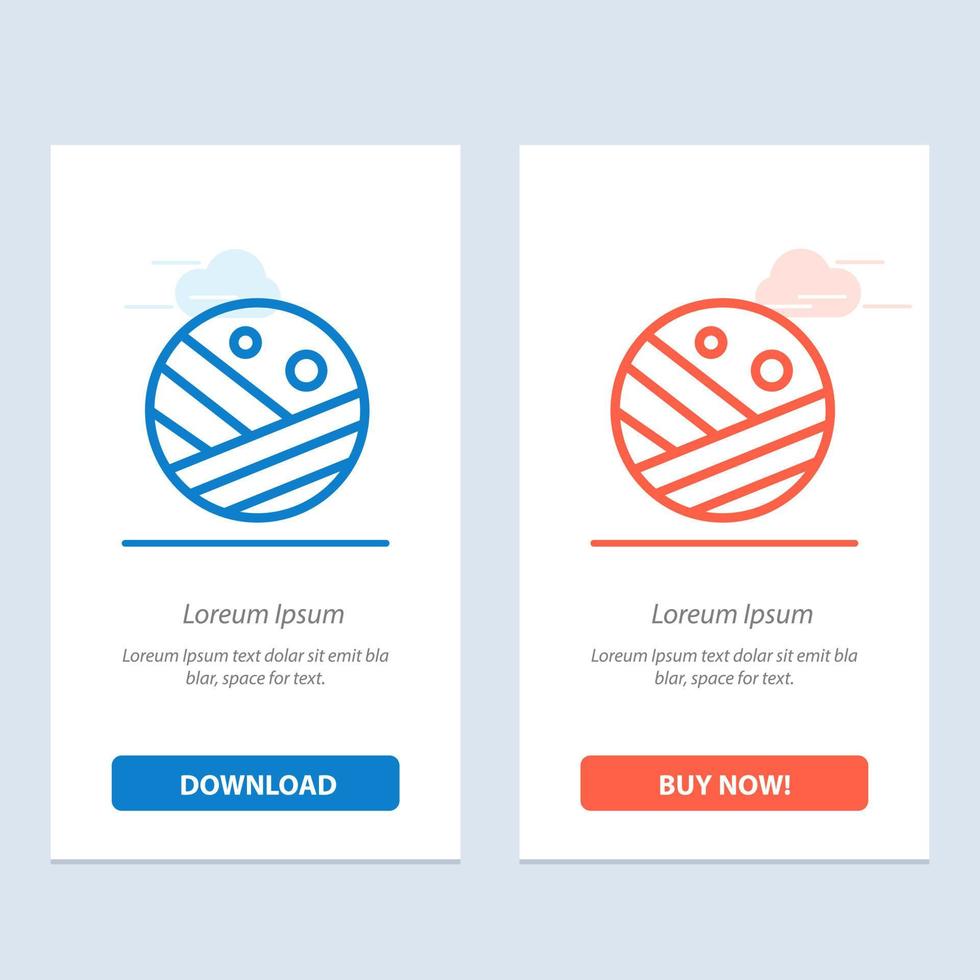 Moisturizer Proceed Protein Strong Hair  Blue and Red Download and Buy Now web Widget Card Template vector
