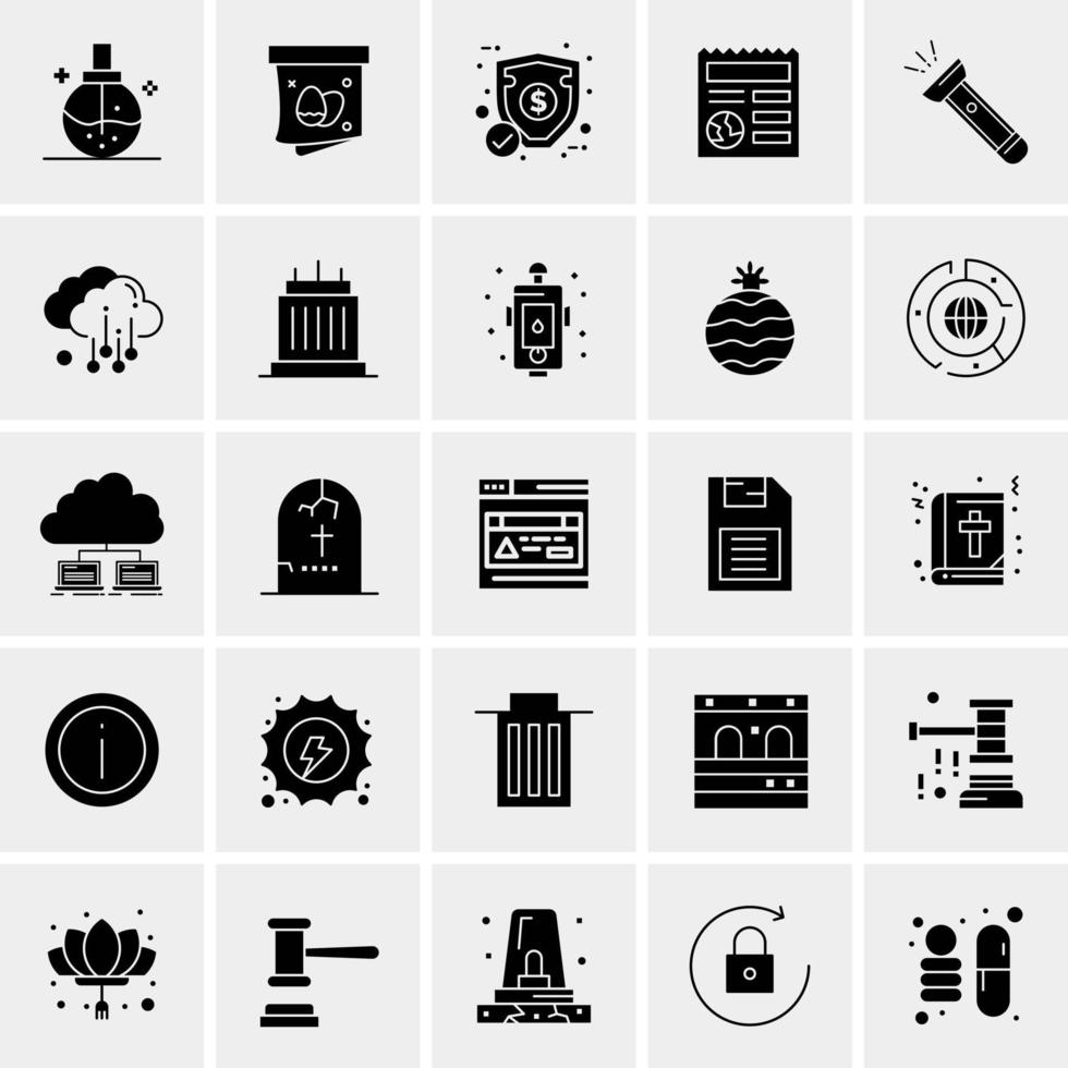 25 Universal Business Icons Vector Creative Icon Illustration to use in web and Mobile Related project