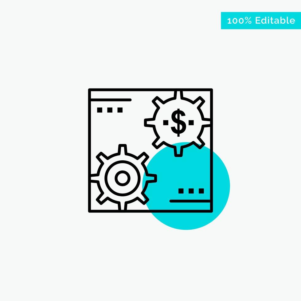 Revenue Capital Earnings Make Making Money Profit turquoise highlight