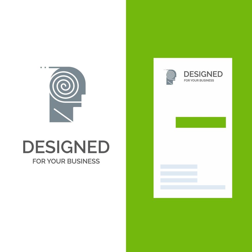 Better Comprehension Definition Learning Study Grey Logo Design and Business Card Template vector