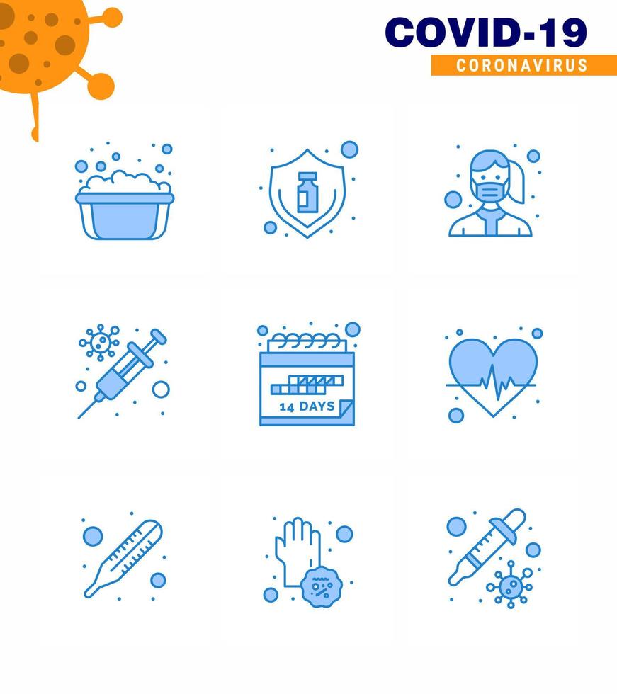 corona virus prevention covid19 tips to avoid injury 9 Blue icon for presentation virus protection bottle flu safety viral coronavirus 2019nov disease Vector Design Elements