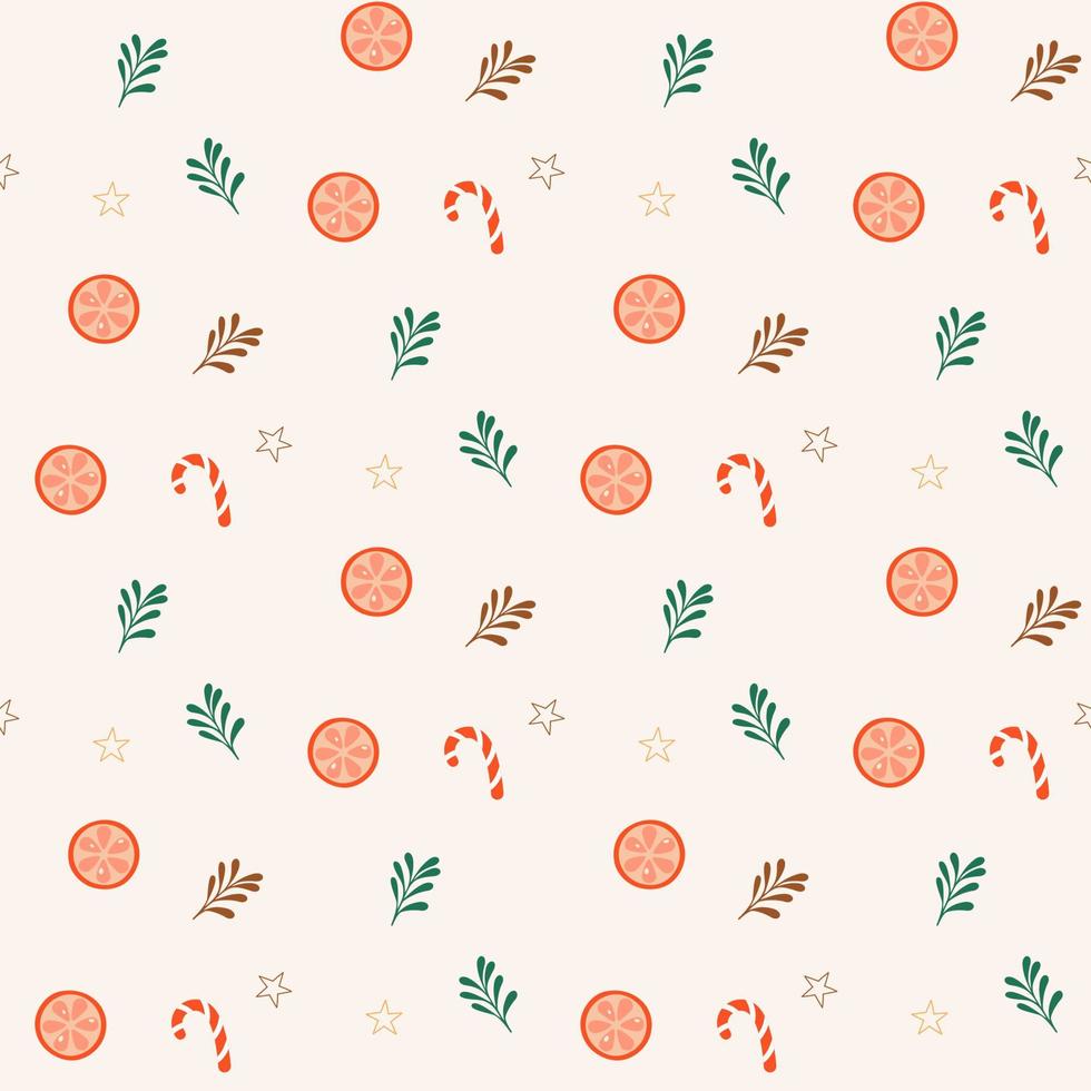 orange slices and candy vector