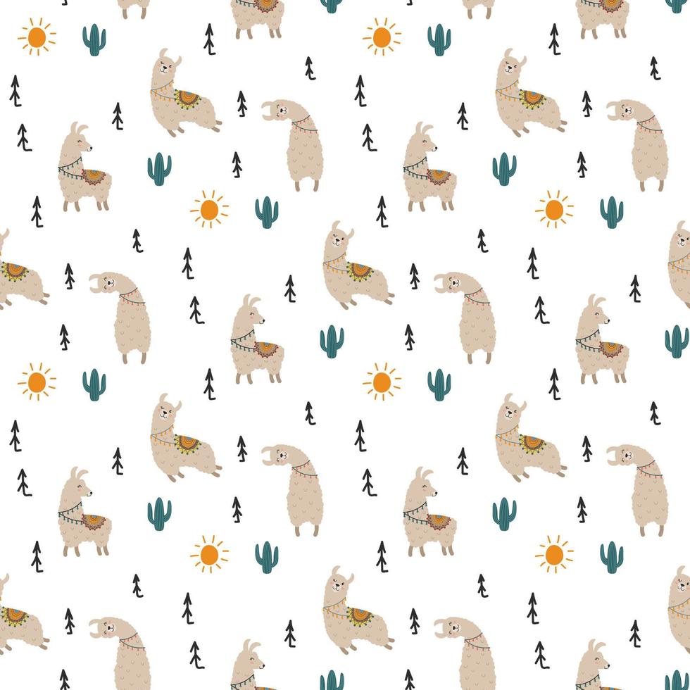 llama-print-pattern-14873700-vector-art-at-vecteezy
