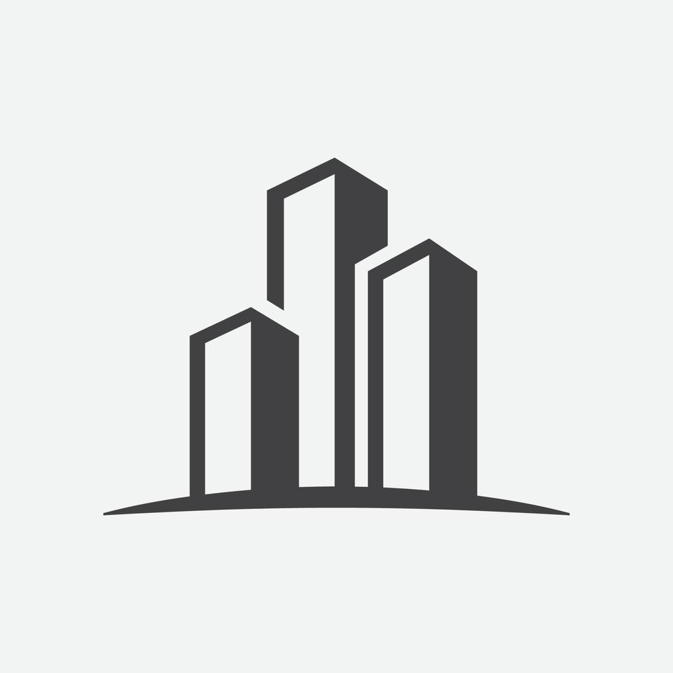 apartement logo design, building icon vector illustration, real estate icon