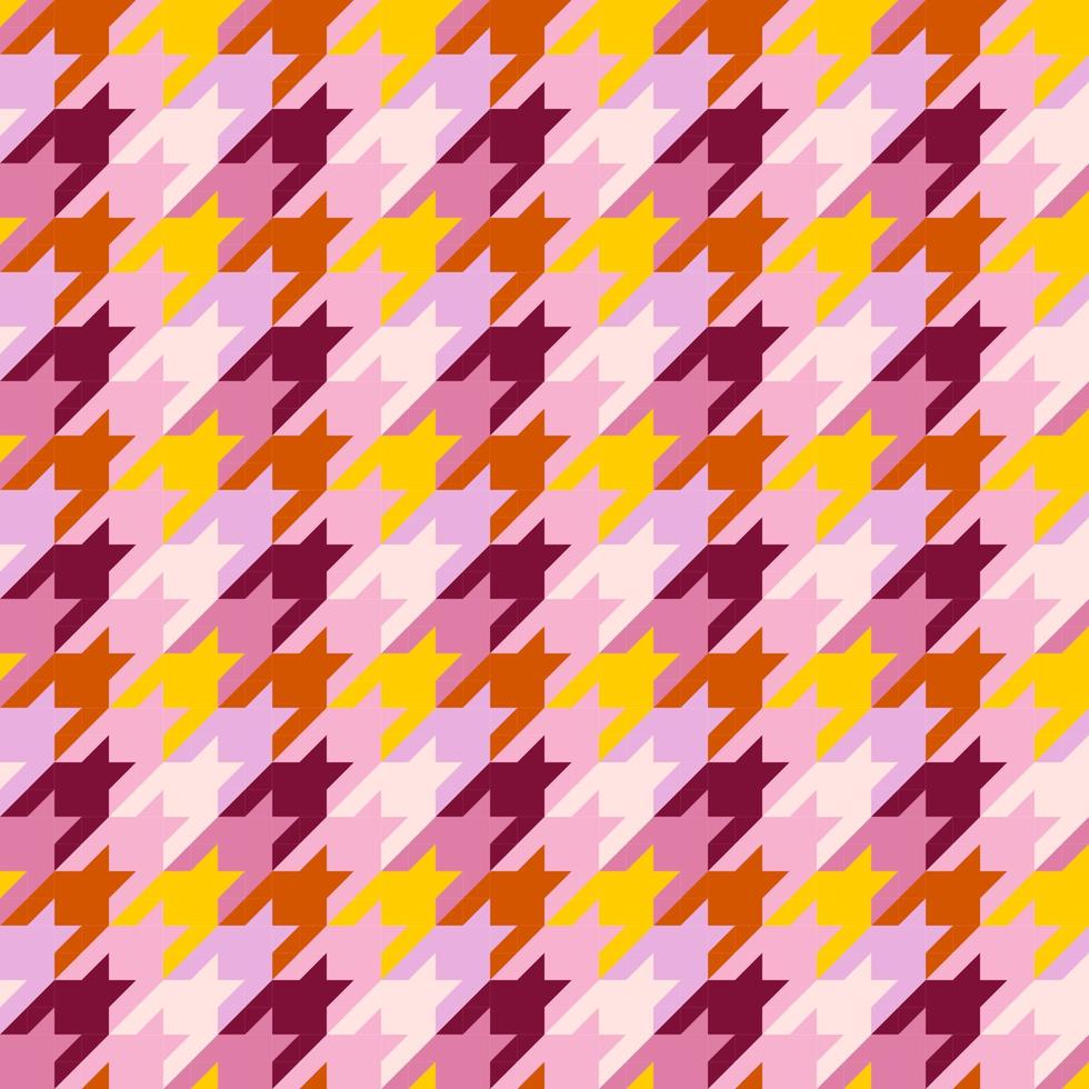seamless geometric pattern with hounds tooth vector