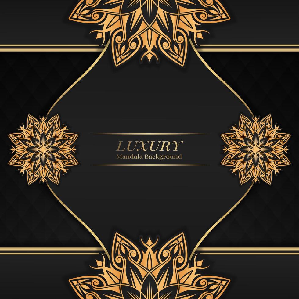 luxury background, with mandala ornament vector