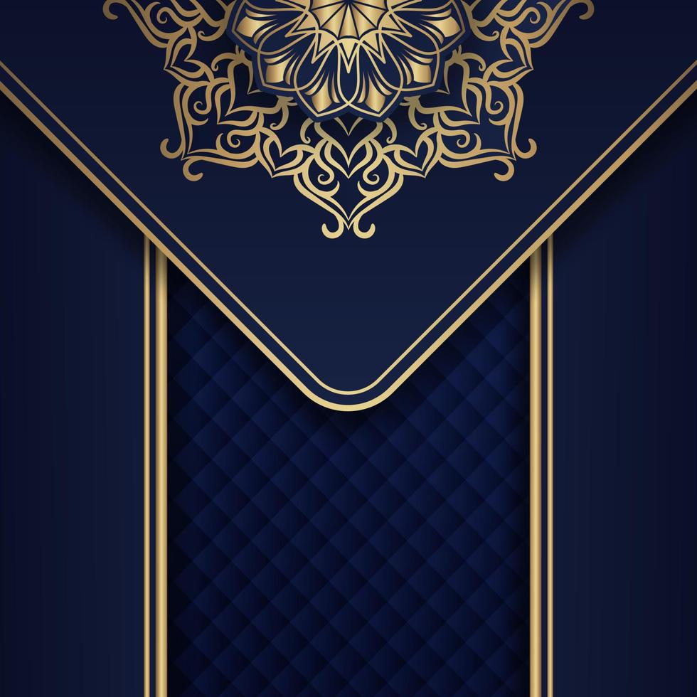 luxury background, with mandala ornament vector