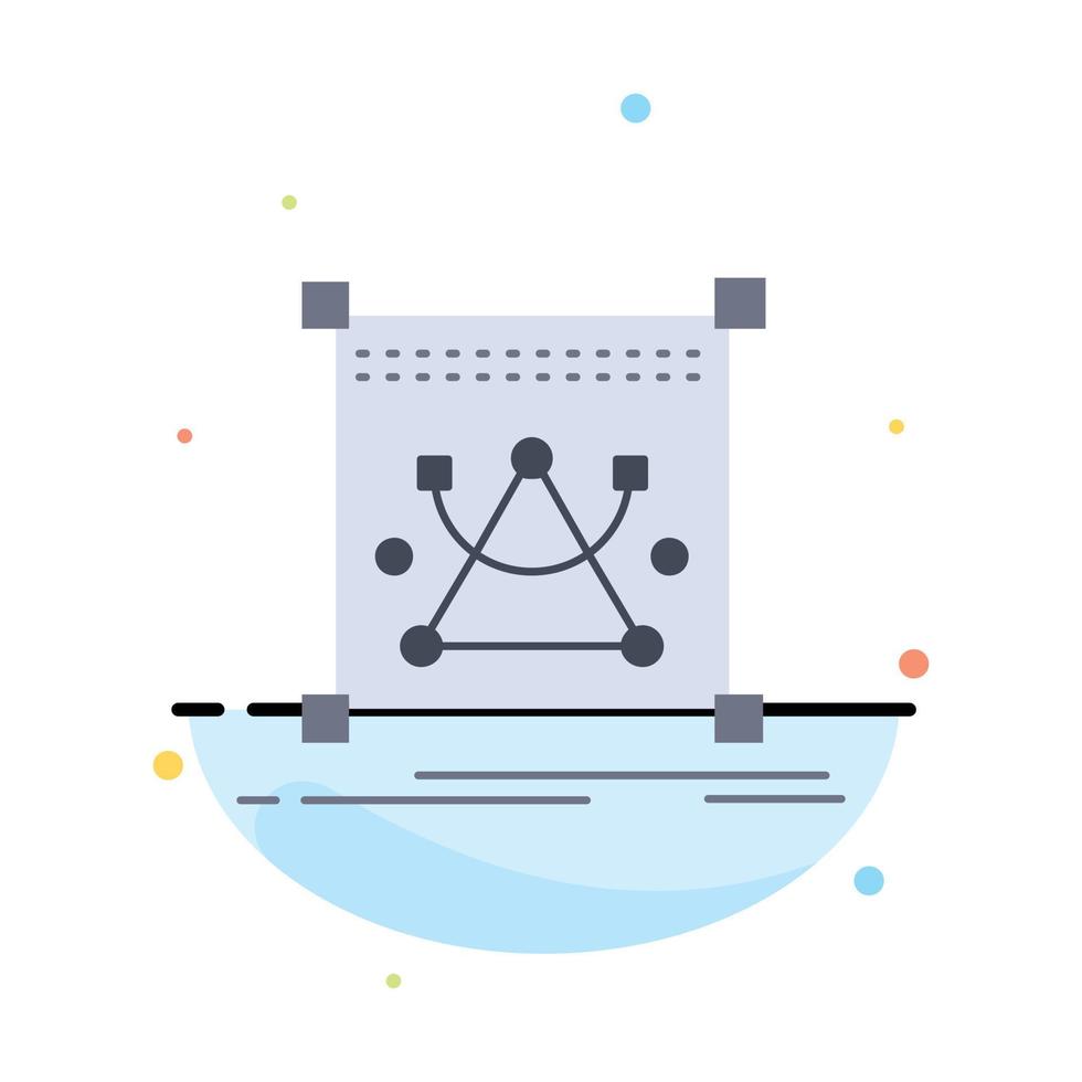 3d edit editing object resize Flat Color Icon Vector