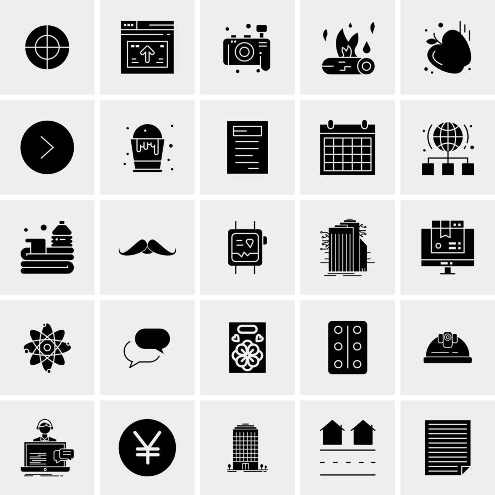 25 Universal Business Icons Vector Creative Icon Illustration to use in web and Mobile Related project