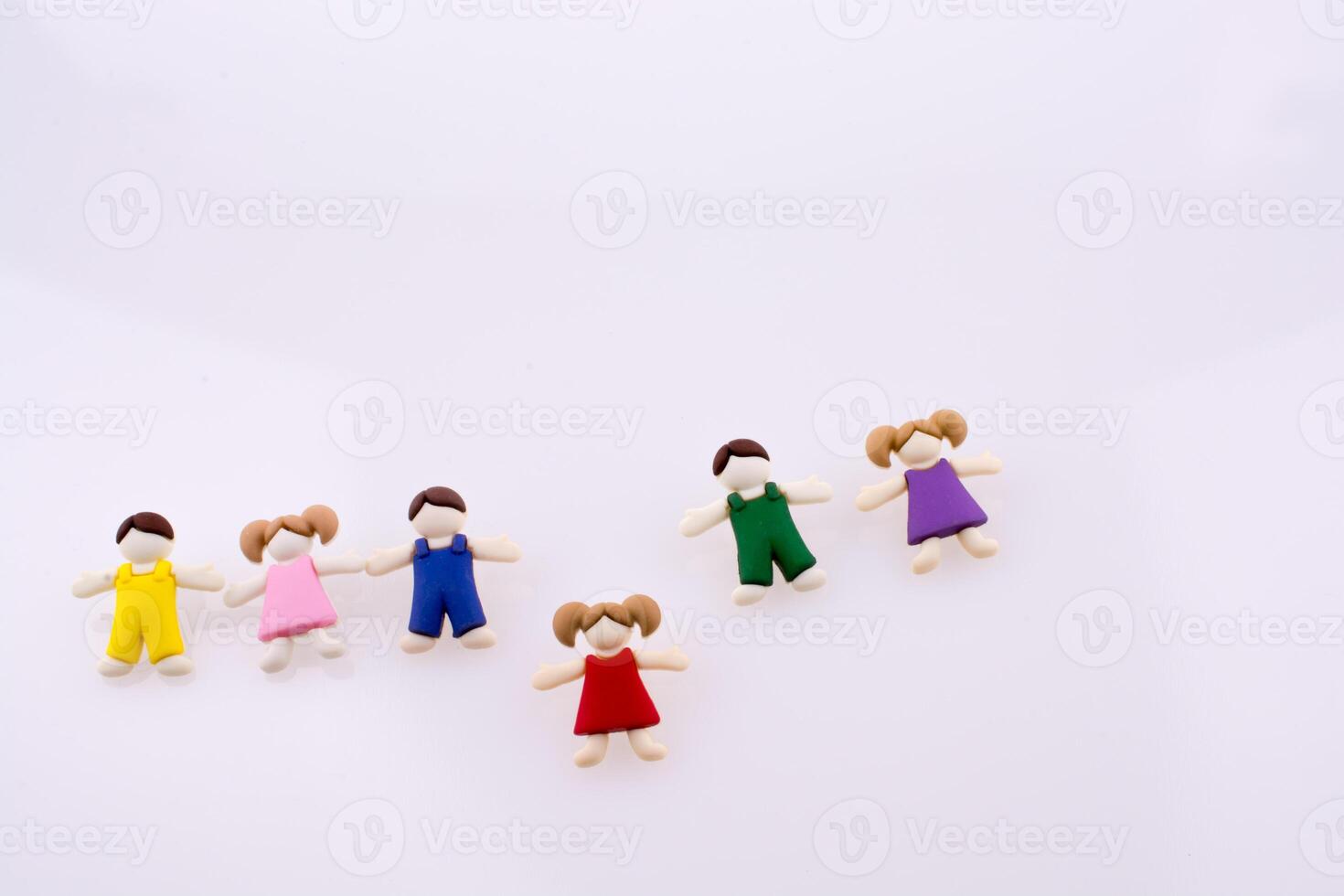 Colorful Children Figures 14879816 Stock Photo at Vecteezy