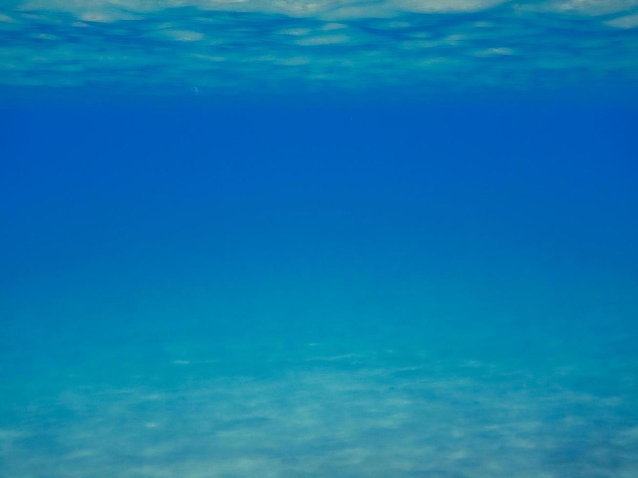 view into the deep blue with soft waves and reflections photo