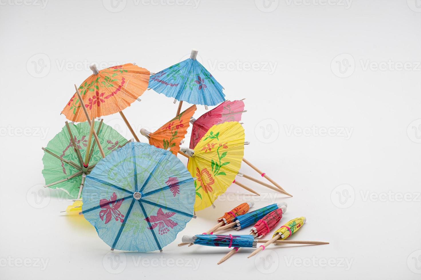Oriental style cocktail sticks. photo