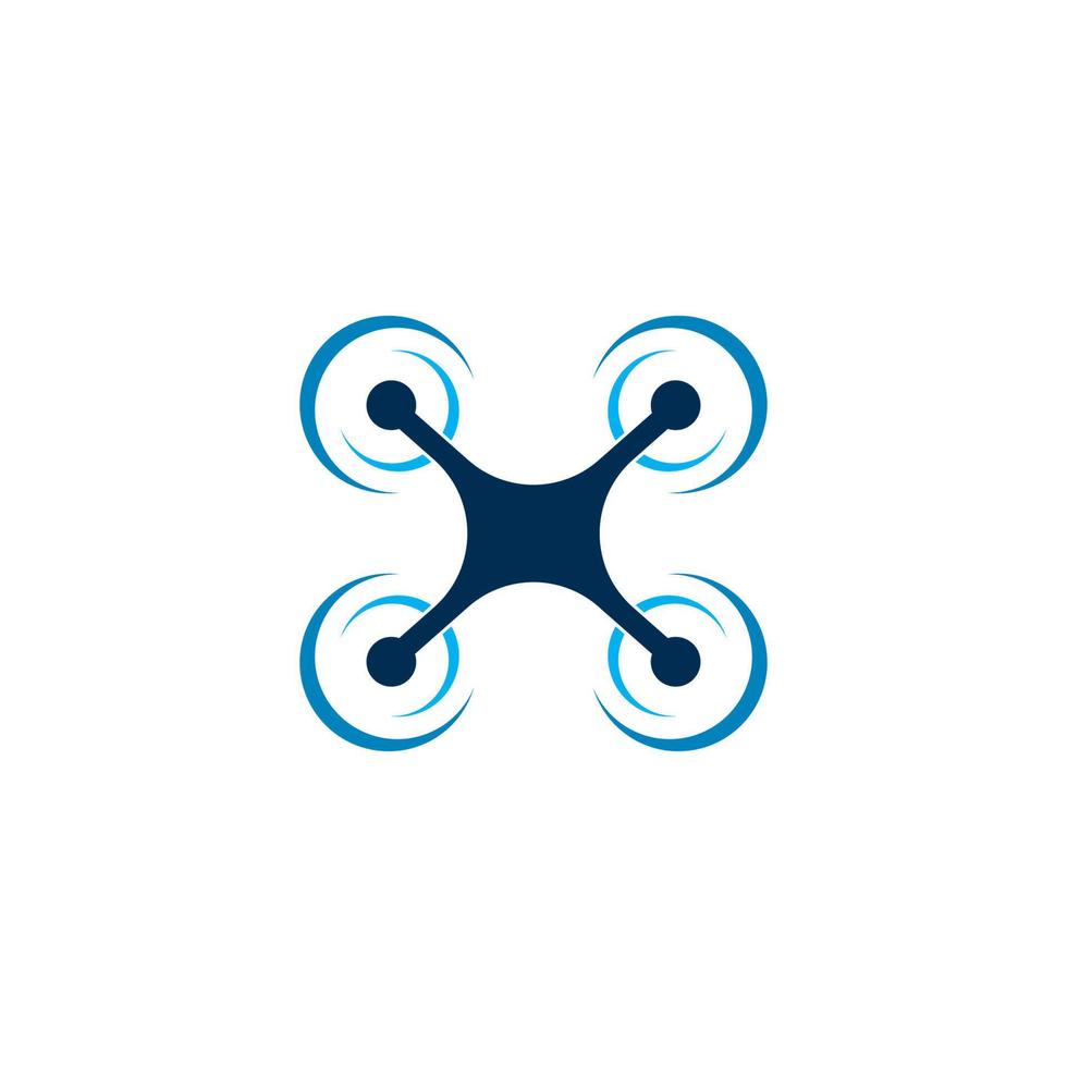 Drone logo vector icon