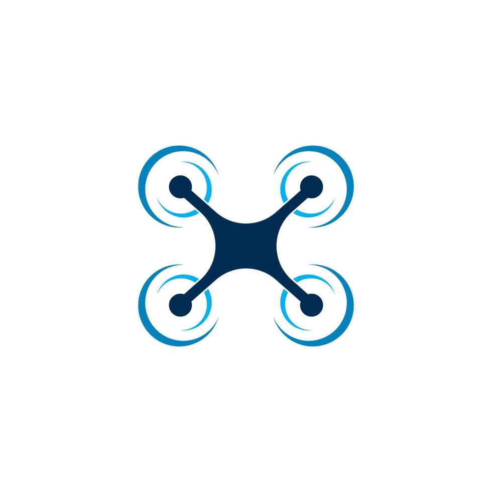 Drone logo vector icon