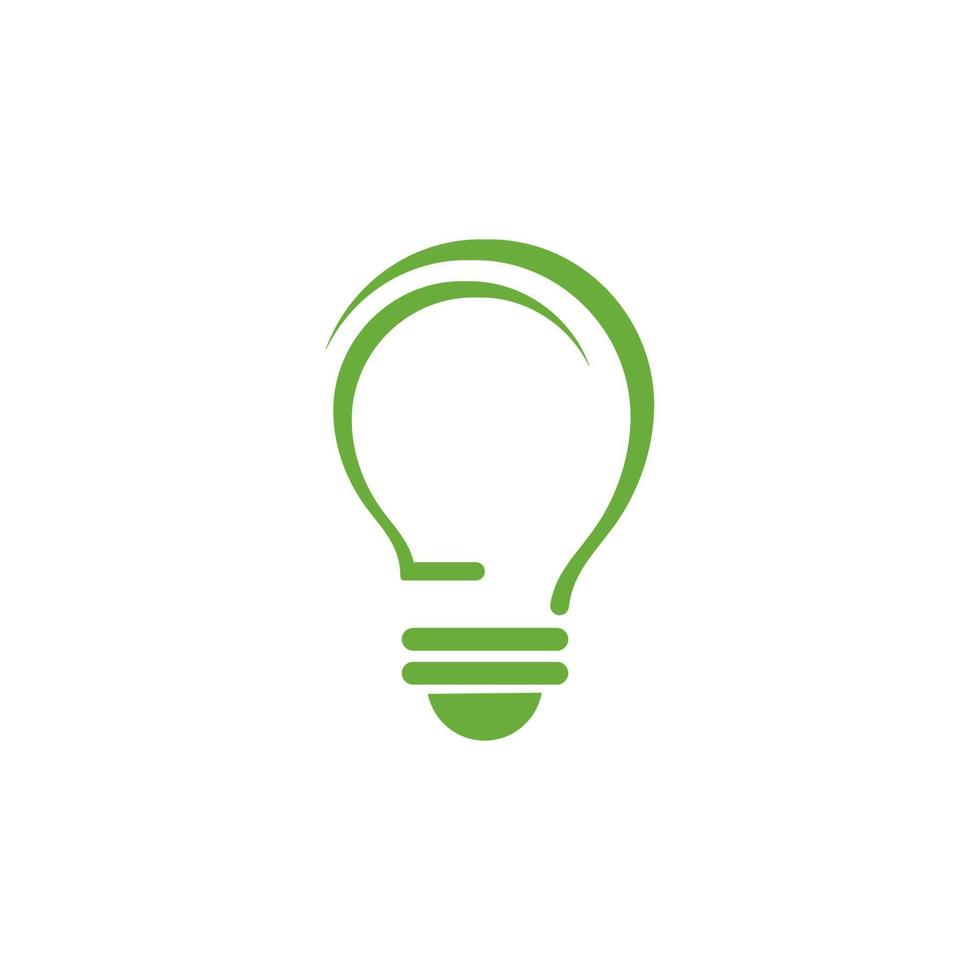 light bulb logo template vector icon illustration