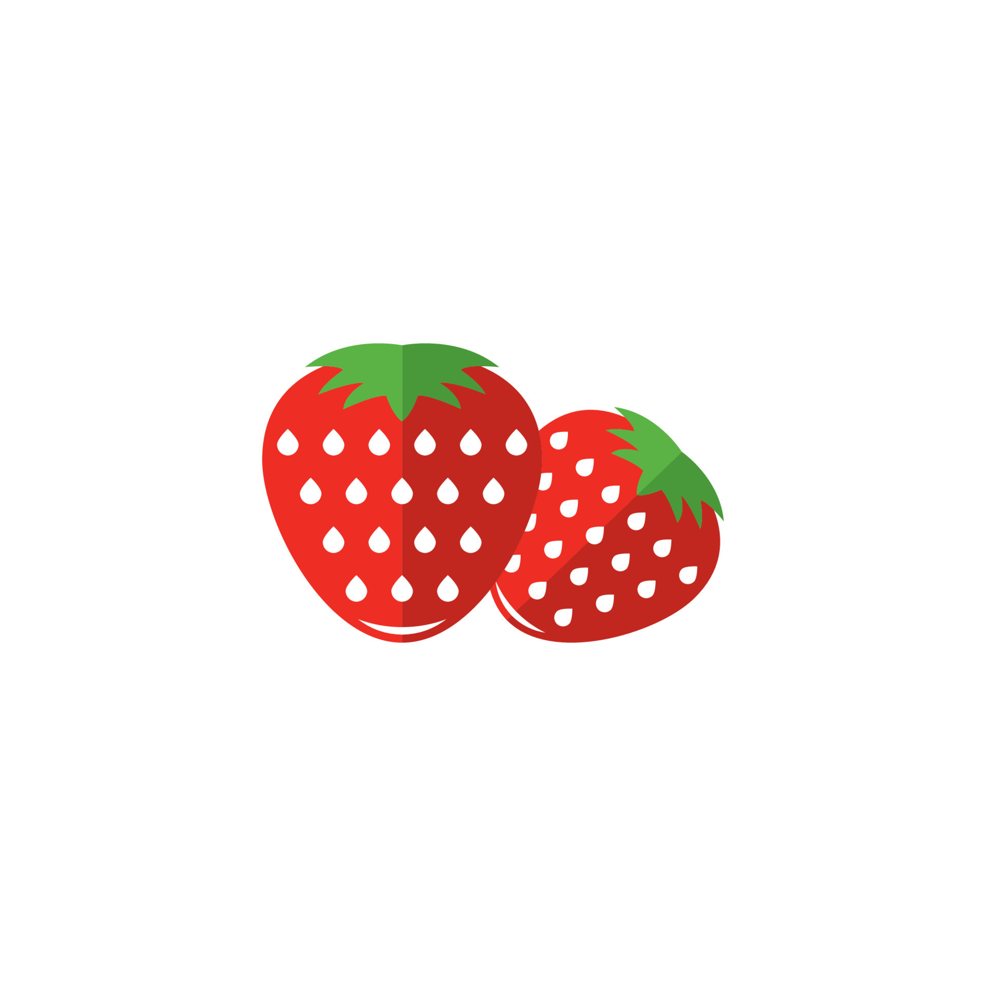 Strawberry logo template vector icon illustration 14882540 Vector Art