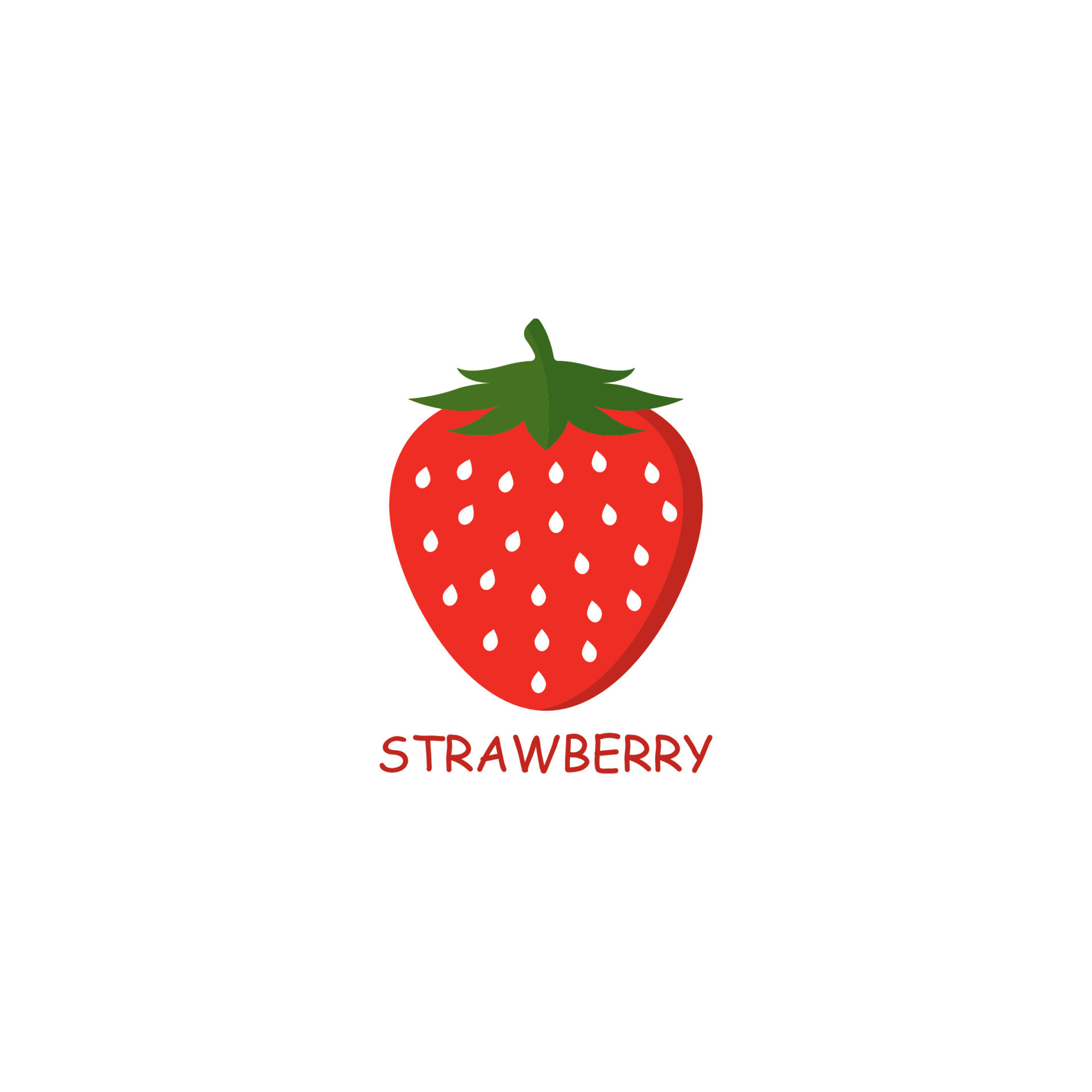 Strawberry logo template vector icon illustration 14882746 Vector Art