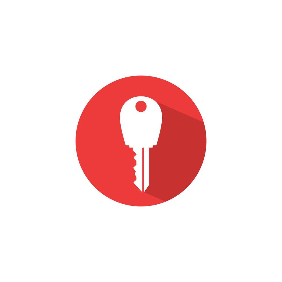 Key vector icon illustration template