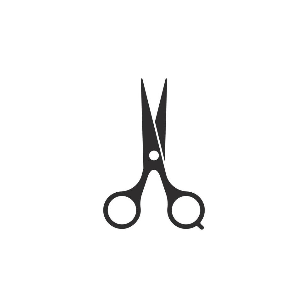 Scissors logo vector icon