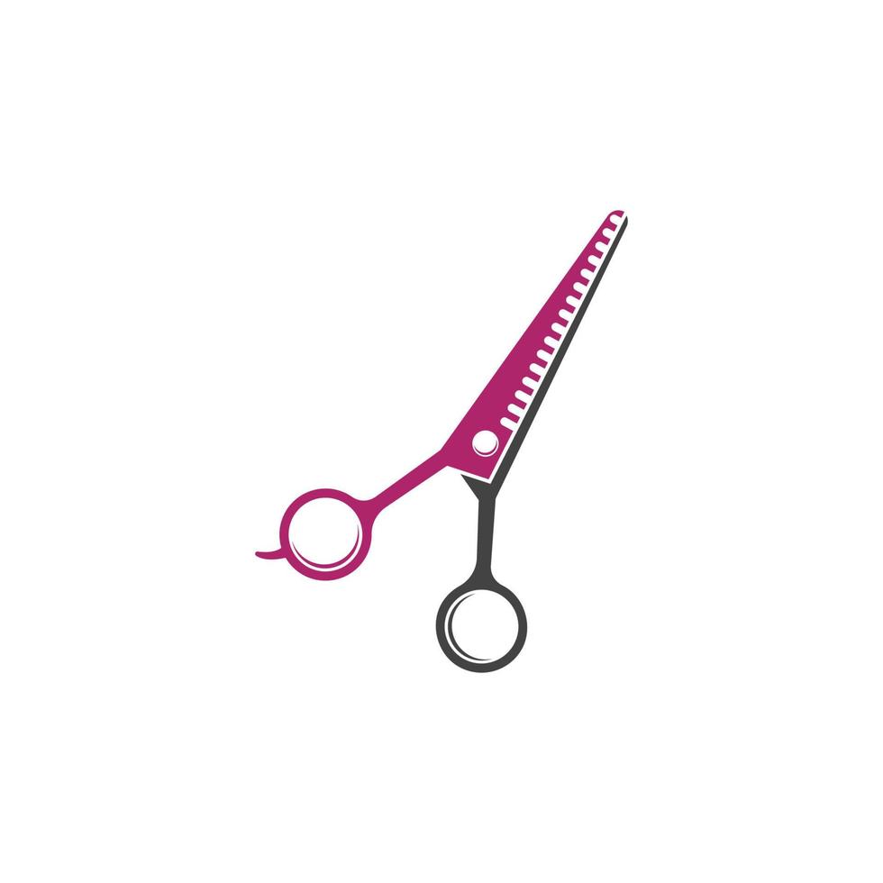 Scissors logo vector icon