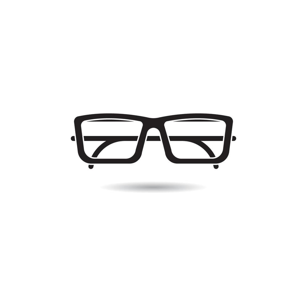 Glasses logo design vecto vector