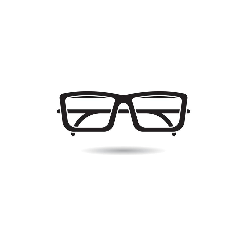 Glasses logo design vecto vector