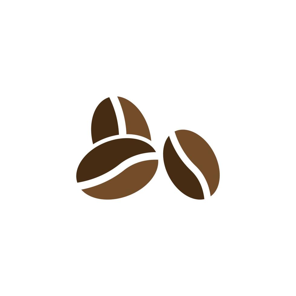 vector coffee beans template vector icon illustration