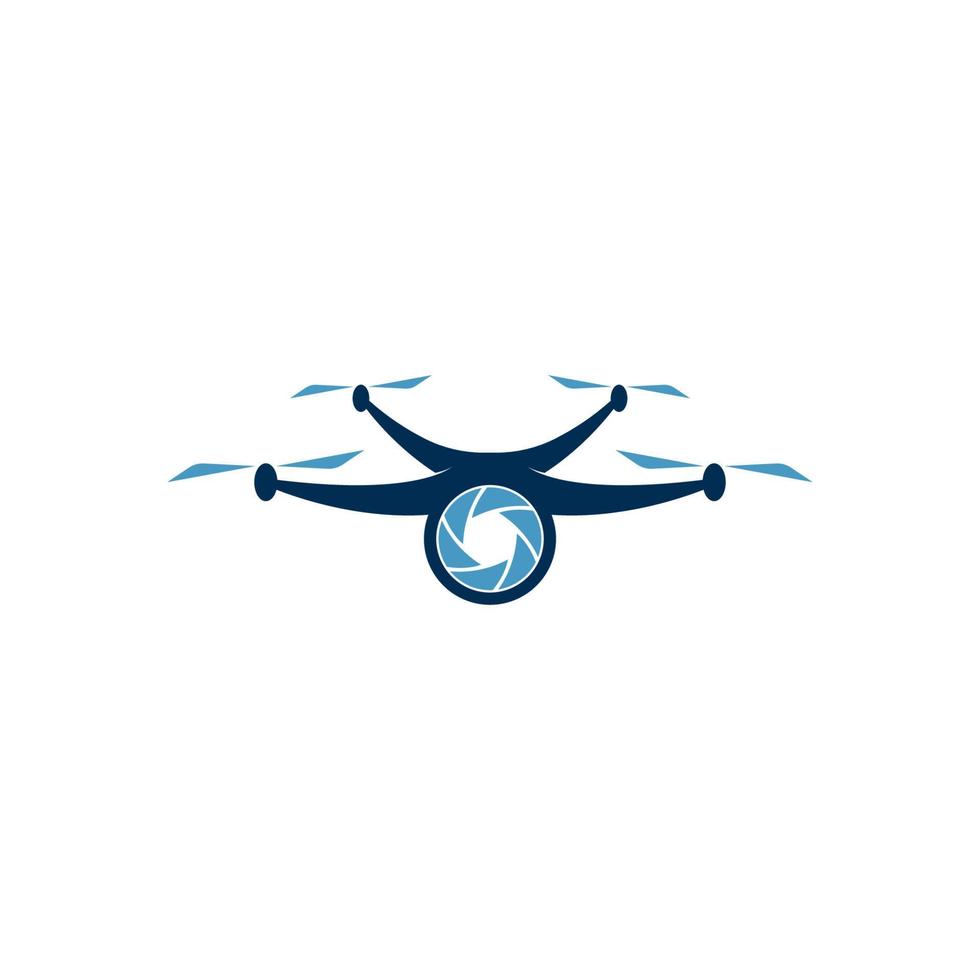 Drone logo vector icon