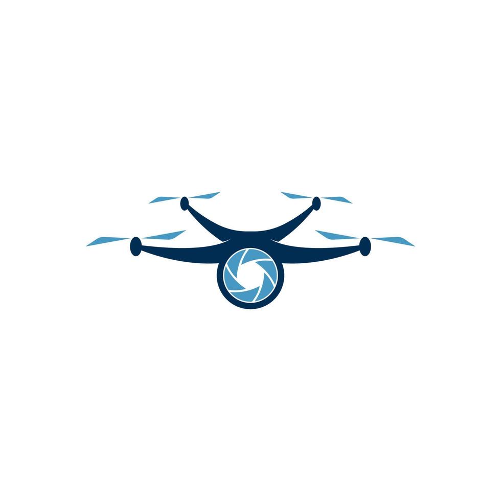 Drone logo vector icon