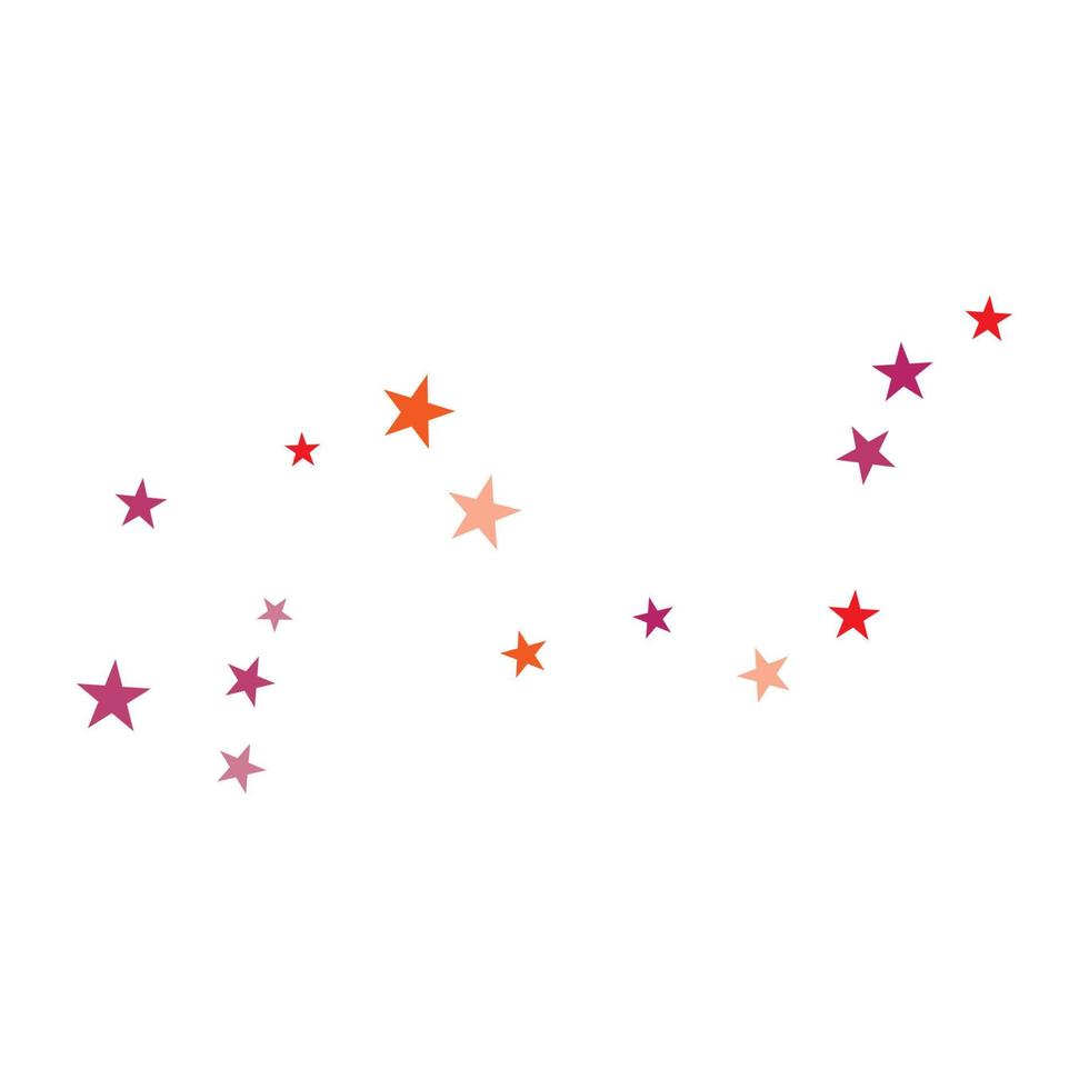 set of abstract stars background template vector illustration