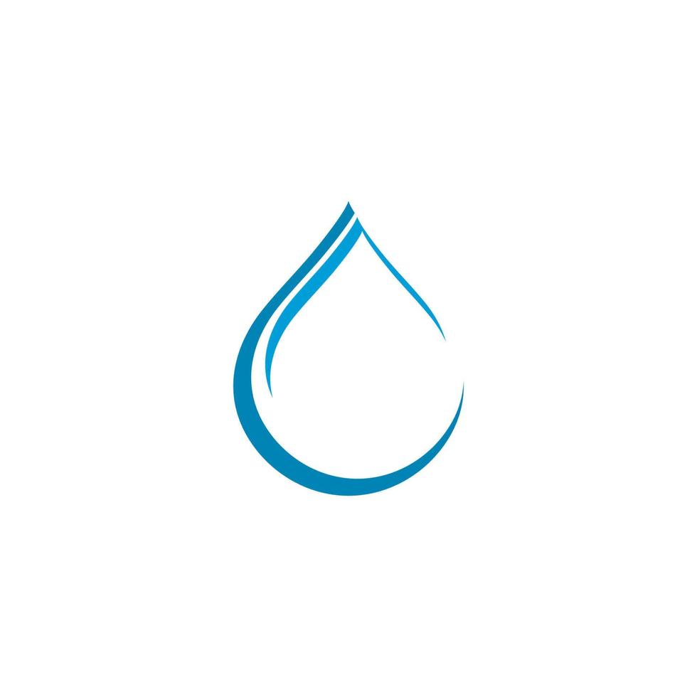 Water Drop Logo template vector icon illustration