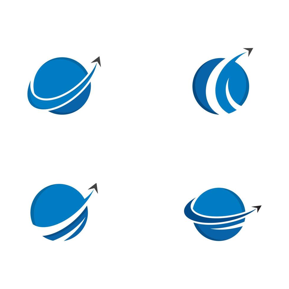 Ilustración de icono de vector de plantilla de logotipo más rápido