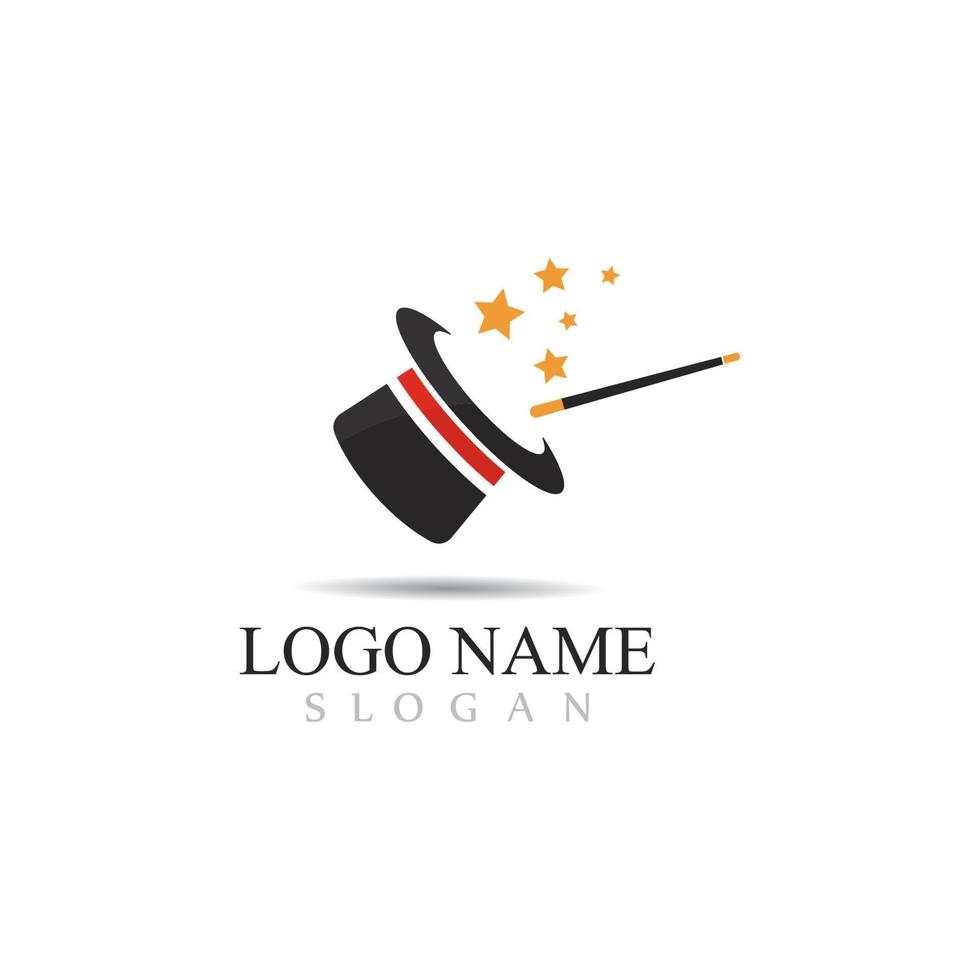 Magic cap logo concept,vector illustration vector