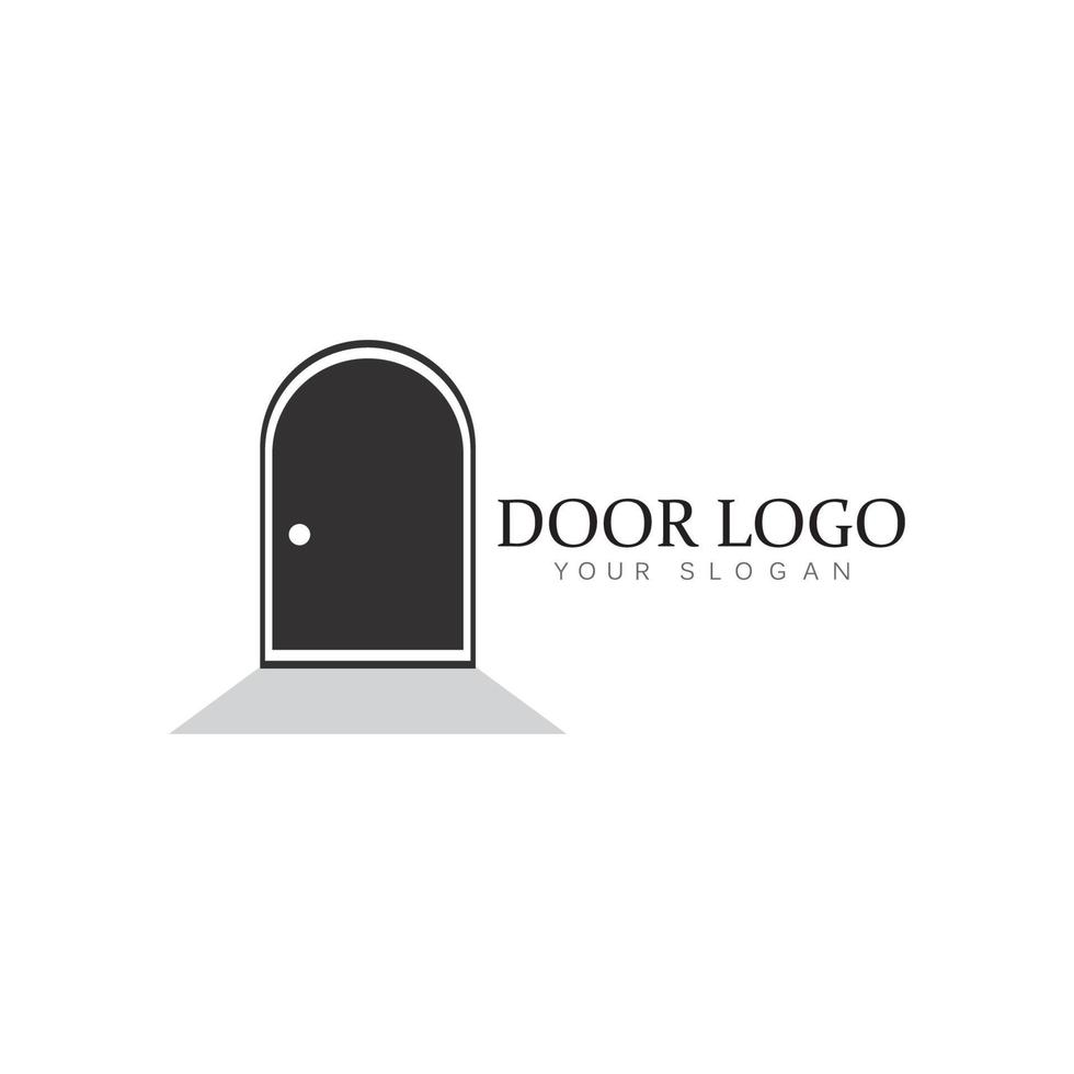 Set of door logo template vector icon illustration