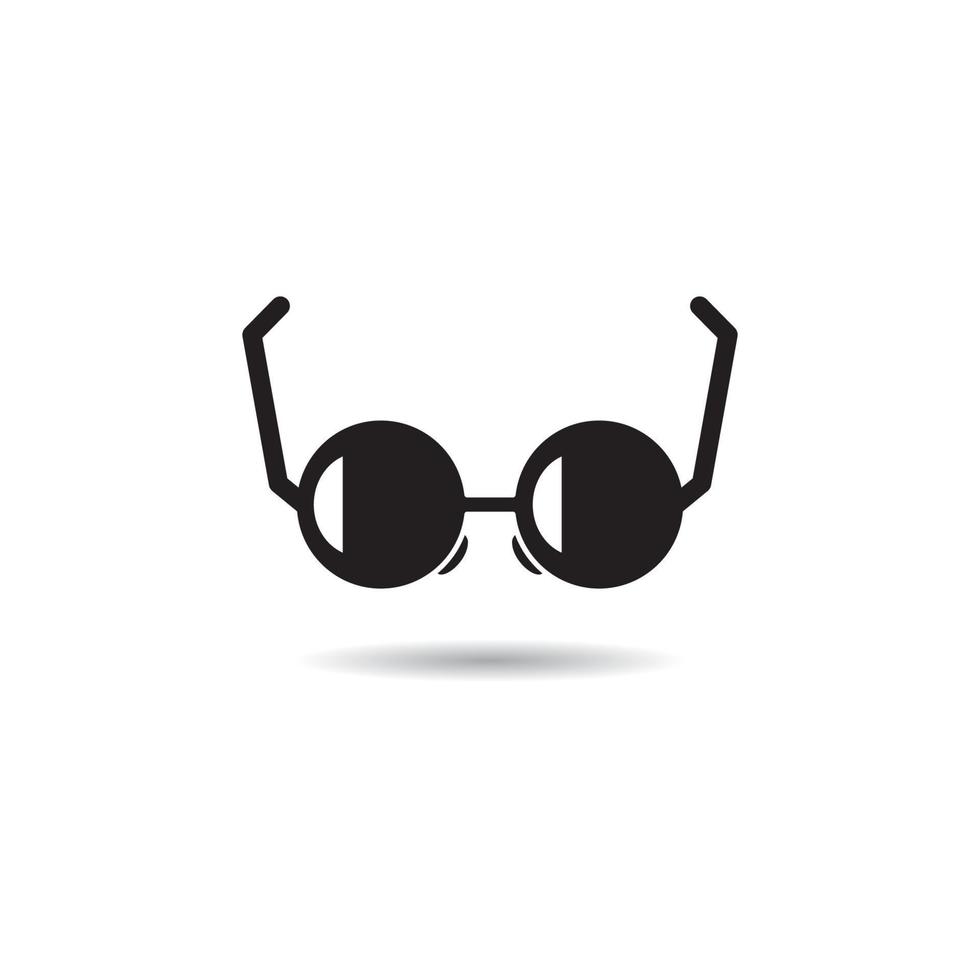 Glasses logo design vecto vector