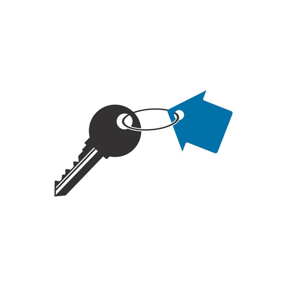 Key vector icon illustration template