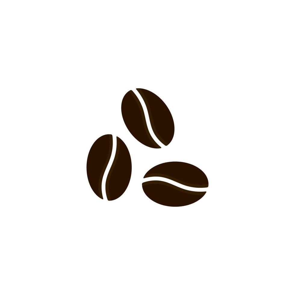 vector coffee beans template vector icon illustration