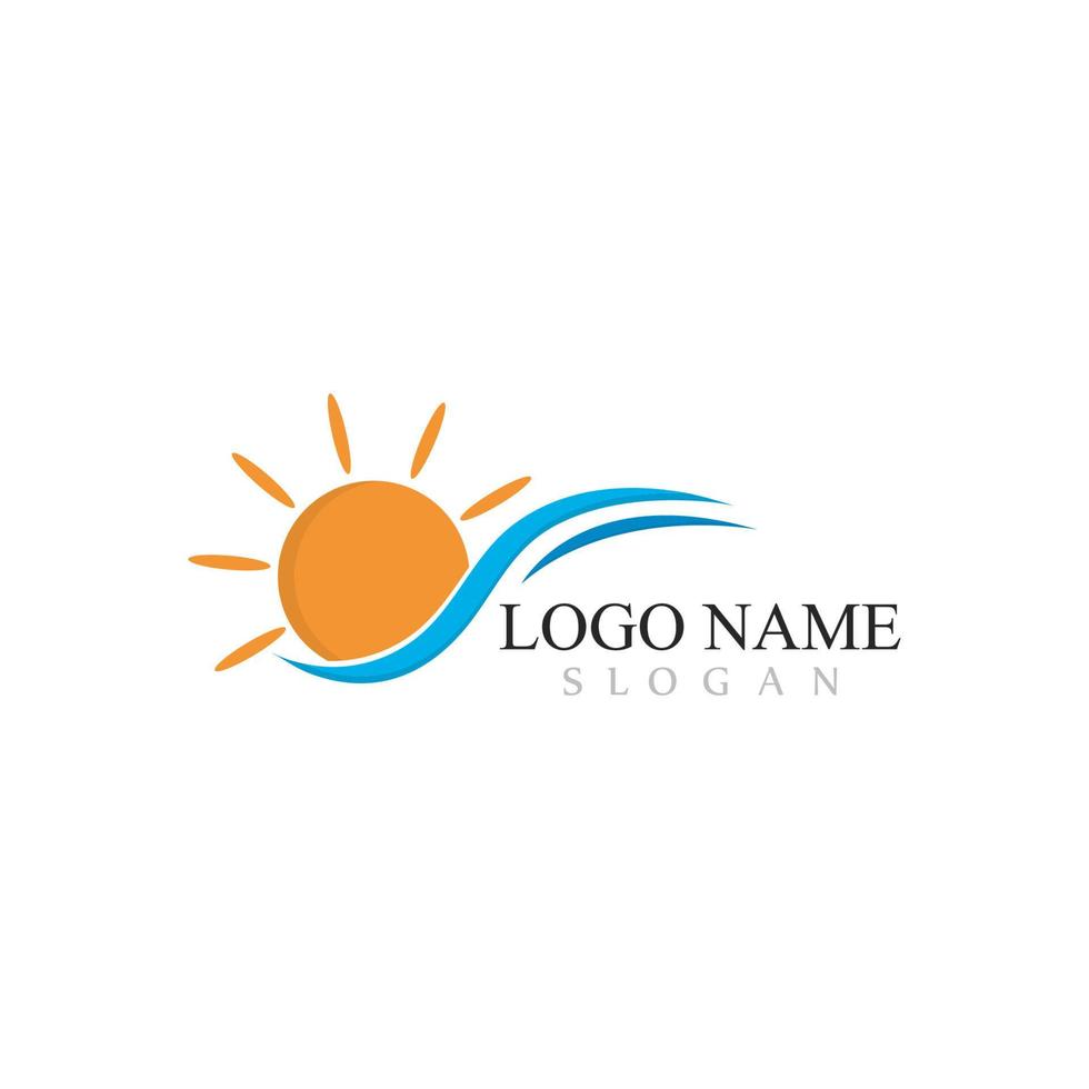 sun Logo Icon Vector illustration